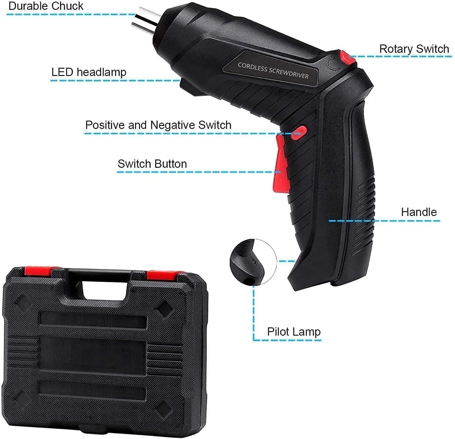 Cordless Electric Screwdriver Set