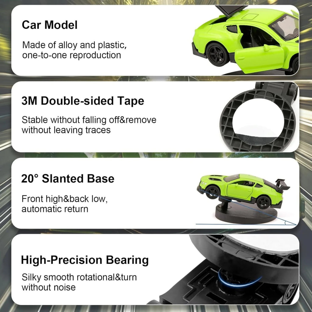 Car Drifting Spin Dashboard Decoration | Rotate Car Interior Accessories Decorative Showpiece